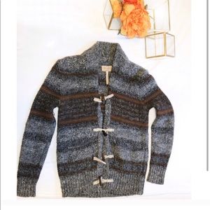 Aritzia Wilfred Free wool toggle cardigan ethos